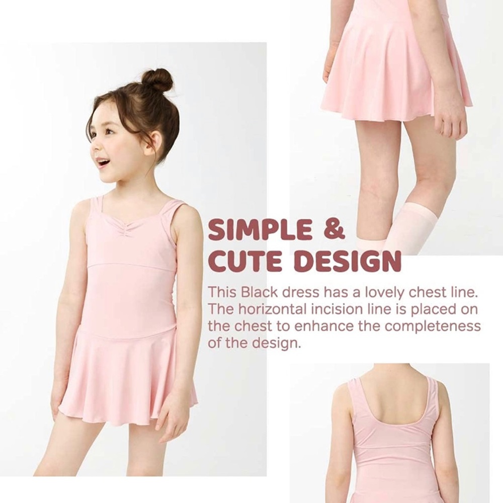 UABALLET Charmant Ballet Leotard - Ballet Leotards for Girls, Girls Balle